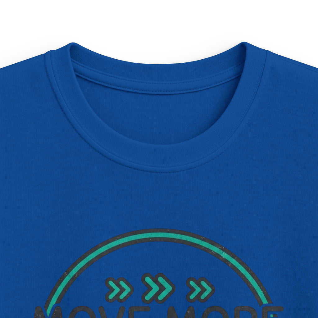 Kids Tee — “Move More. Smile More.” Inspirational Activewear