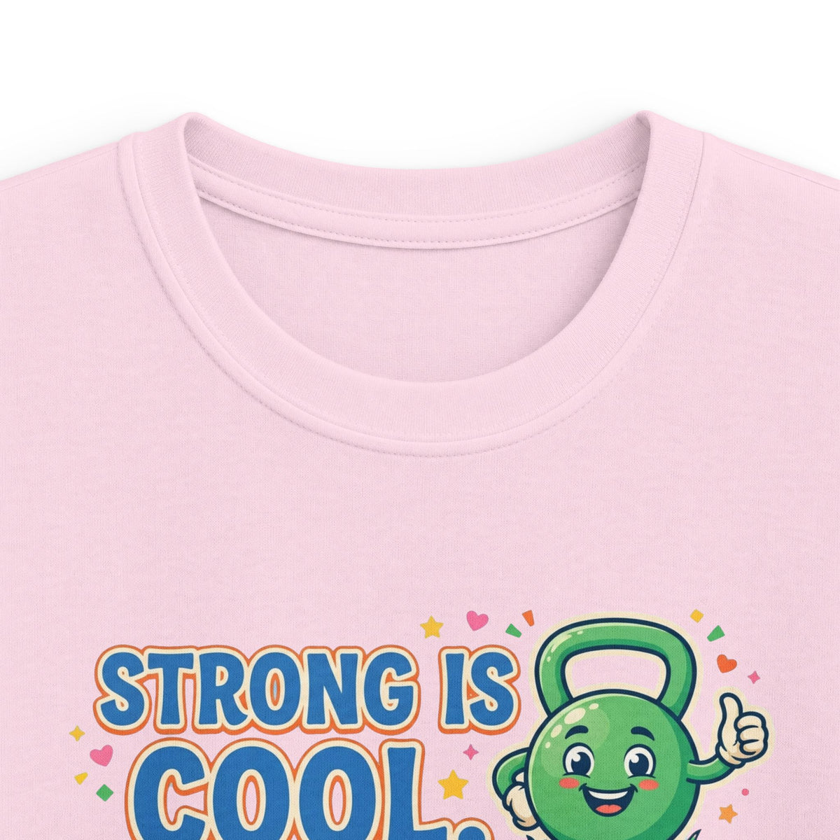 Kids Tee - "Strong Is Cool" Kettlebell Fitness Shirt for Boys & Girls