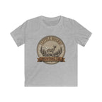 Kids Tee — "Little Bucks Hunting Co." Vintage Deer Graphic