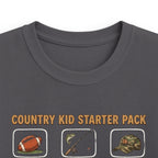 Kids Tee — "Country Kid Starter Pack" Graphic T-Shirt