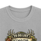 Kids Fishing & Outdoors To-Do List T-Shirt