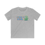 Kids Tee - "Strong Is Cool" Kettlebell Fitness Shirt for Boys & Girls