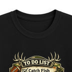 Kids Fishing & Outdoors To-Do List T-Shirt