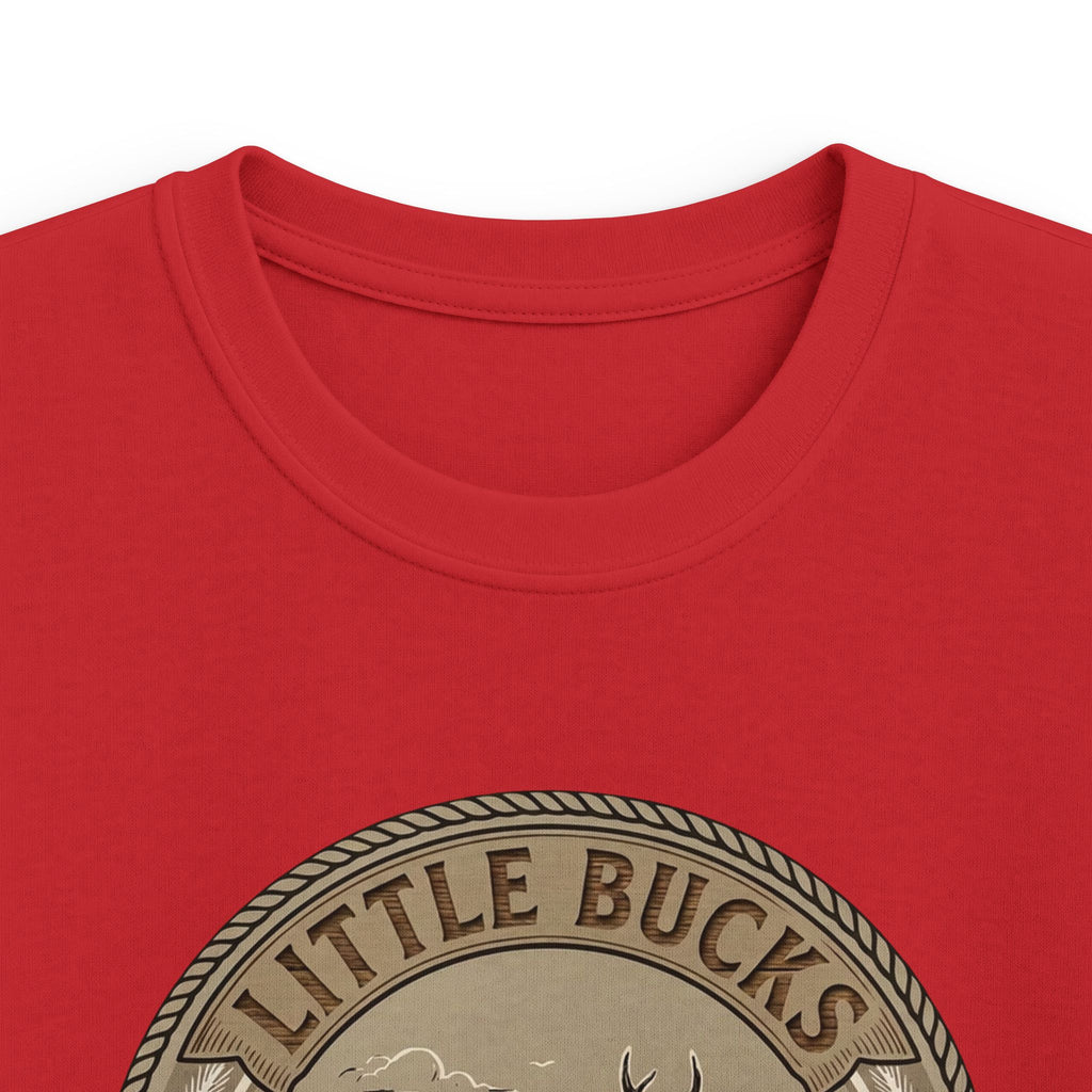 Kids Tee — "Little Bucks Hunting Co." Vintage Deer Graphic