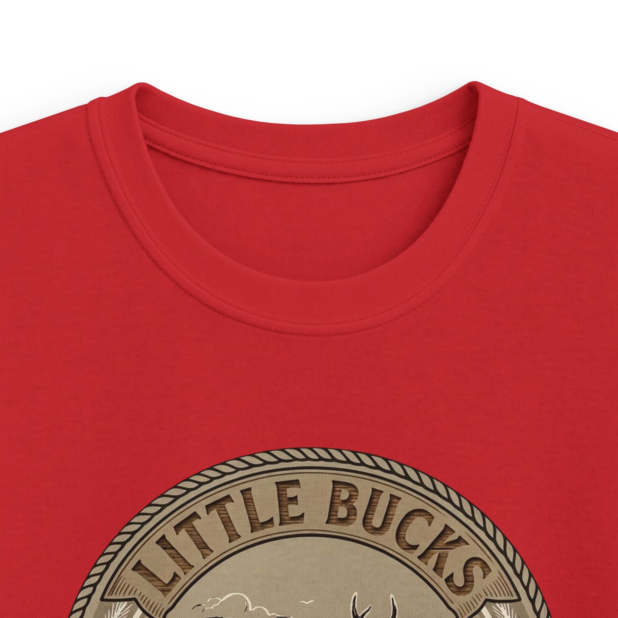 Kids Tee — "Little Bucks Hunting Co." Vintage Deer Graphic