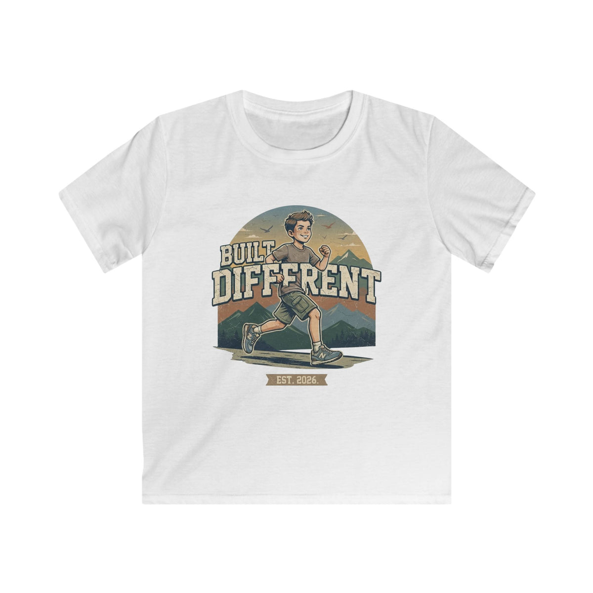 Kids Softstyle Tee - Build Different T-Shirt