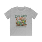 Kids Tee - "Dirt Is My Glitter" Youth Cross Country Running Shirt