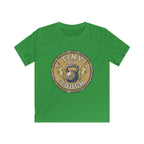 Tiny But Tough Kids Tee — Kettlebell Retro Fitness Shirt
