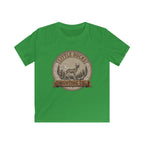 Kids Tee — "Little Bucks Hunting Co." Vintage Deer Graphic