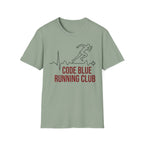 Code Blue Running Club T-Shirt — Medical Runner Heartbeat Tee