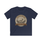 Kids Tee — "Little Bucks Hunting Co." Vintage Deer Graphic