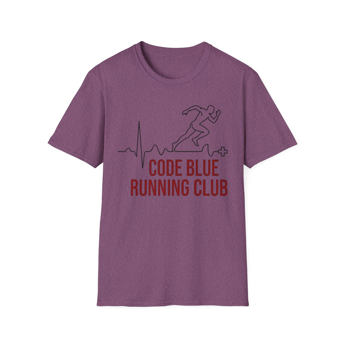 Code Blue Running Club T-Shirt — Medical Runner Heartbeat Tee
