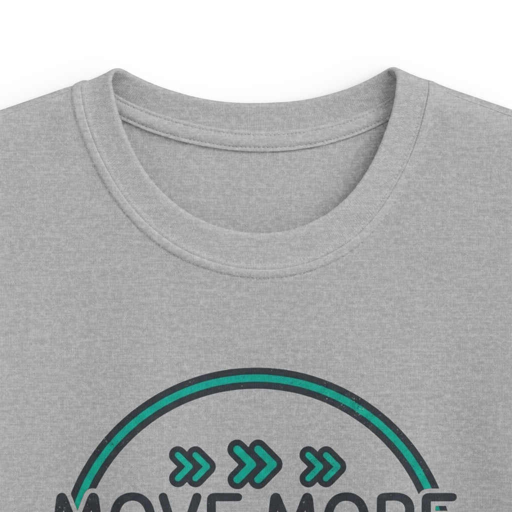 Kids Tee — “Move More. Smile More.” Inspirational Activewear