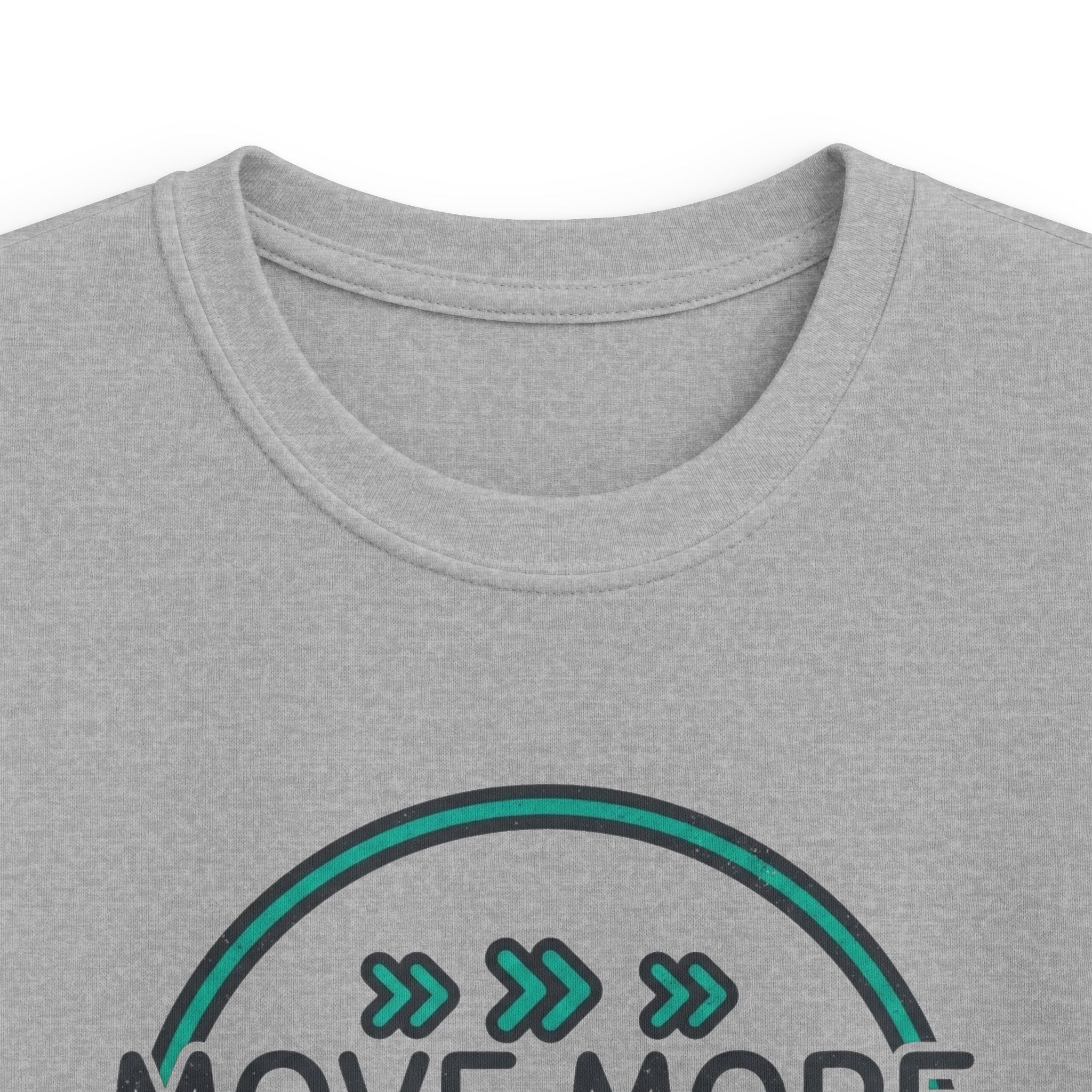 Kids Tee — “Move More. Smile More.” Inspirational Activewear
