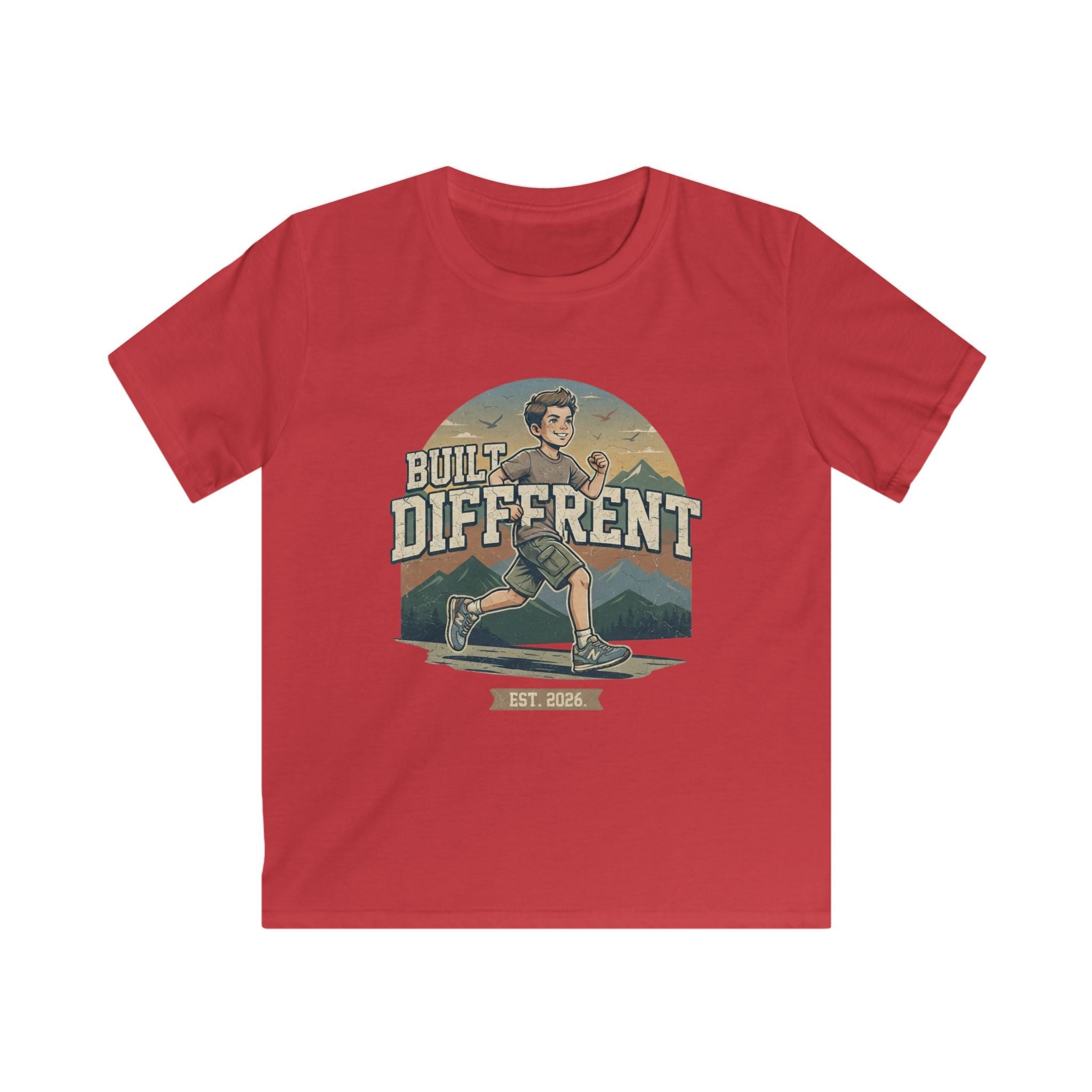 Kids Softstyle Tee - Build Different T-Shirt