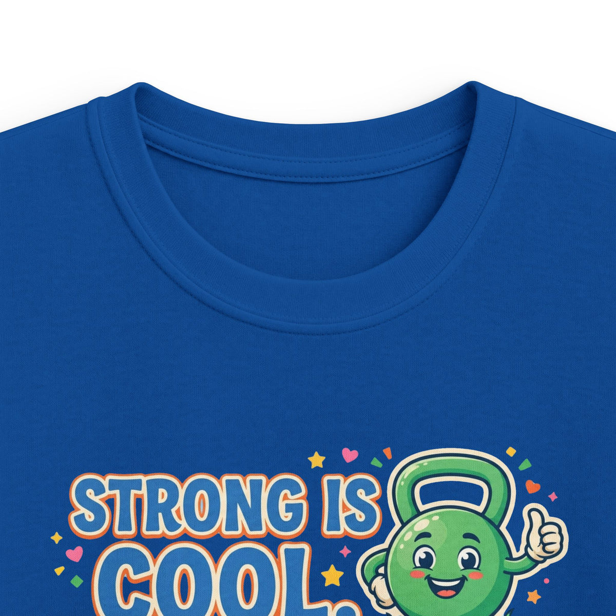 Kids Tee - "Strong Is Cool" Kettlebell Fitness Shirt for Boys & Girls