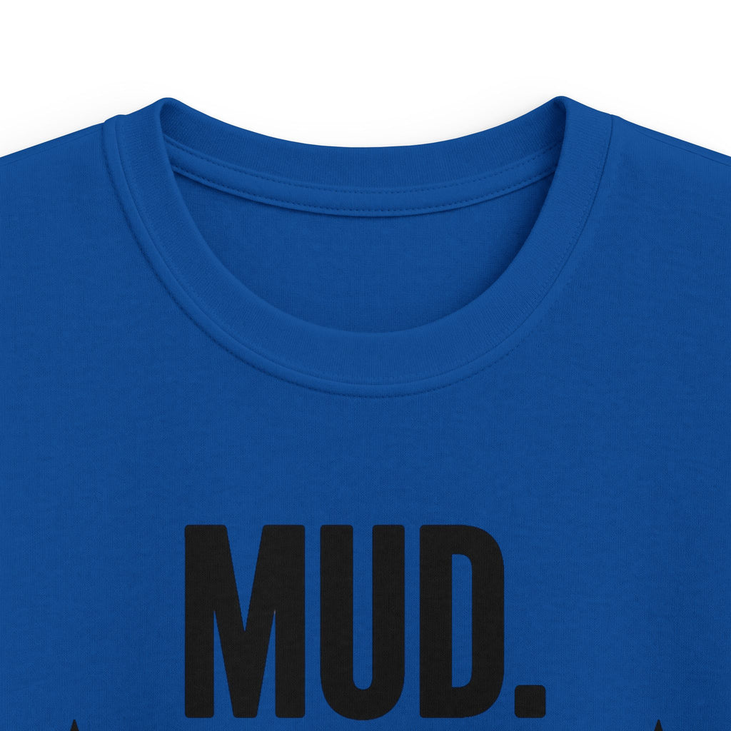 Kids Tee — "Mud. Sweat. Medals." Running Club Youth Shirt