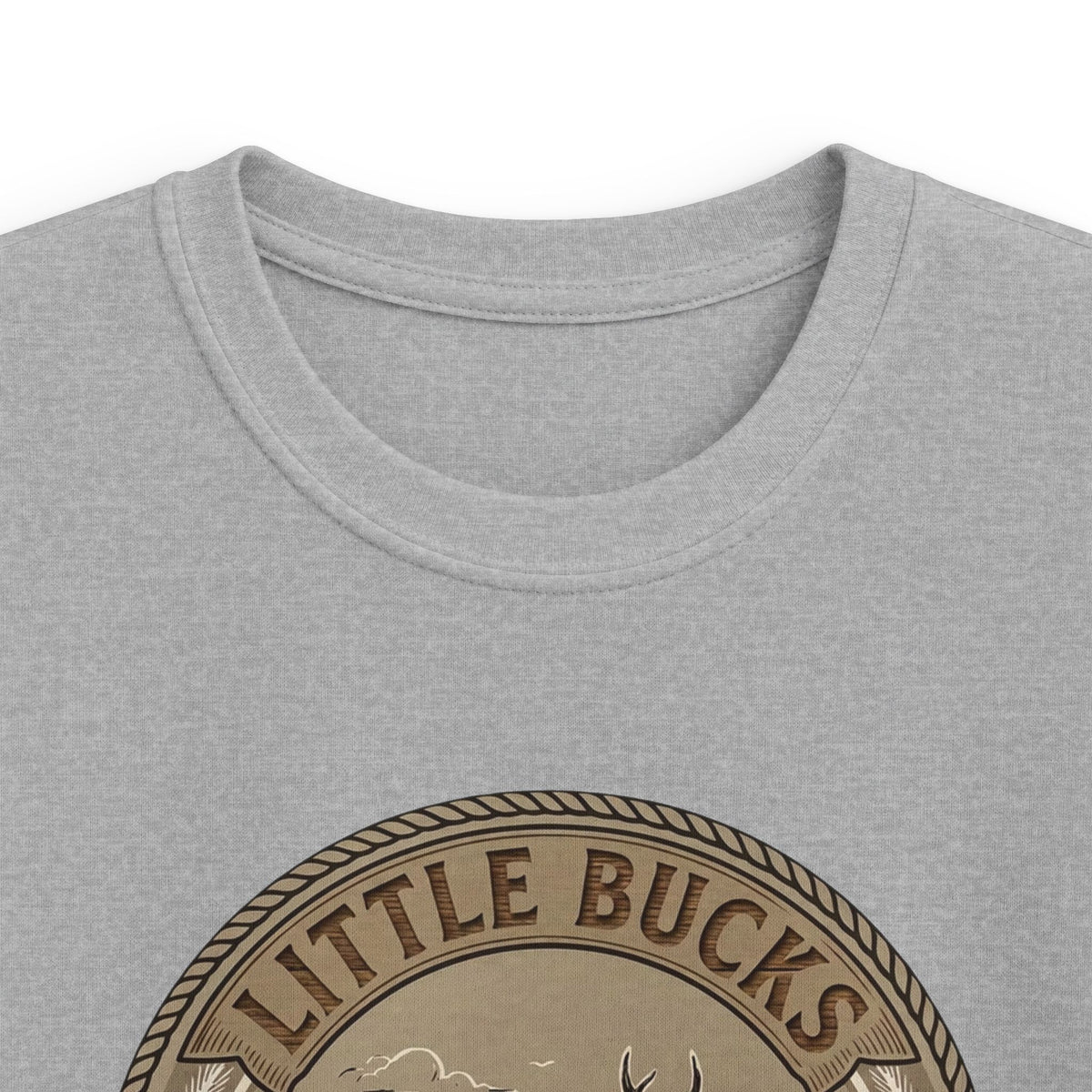 Kids Tee — "Little Bucks Hunting Co." Vintage Deer Graphic