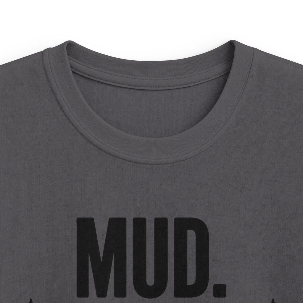 Kids Tee — "Mud. Sweat. Medals." Running Club Youth Shirt