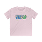Kids Tee - "Strong Is Cool" Kettlebell Fitness Shirt for Boys & Girls