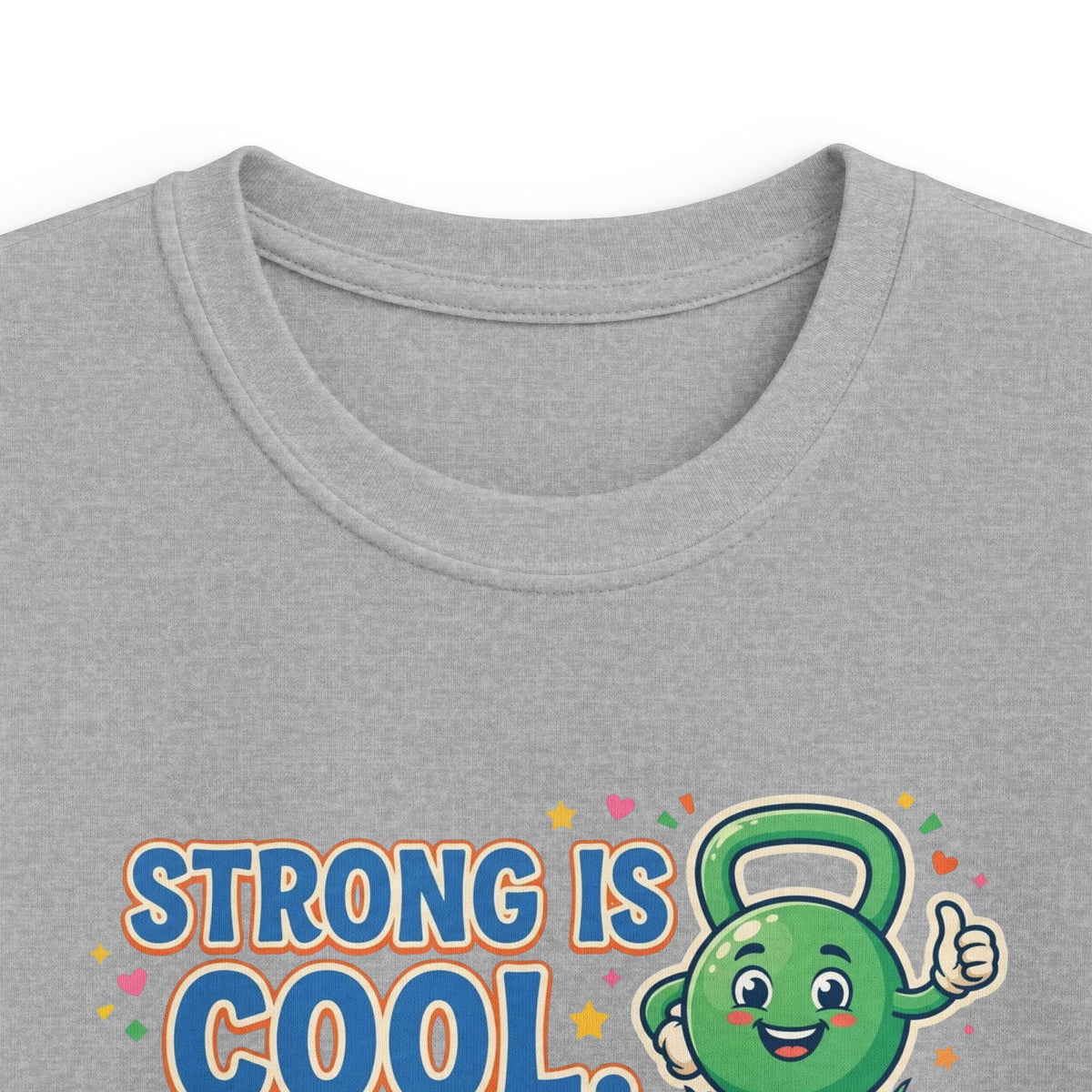 Kids Tee - "Strong Is Cool" Kettlebell Fitness Shirt for Boys & Girls