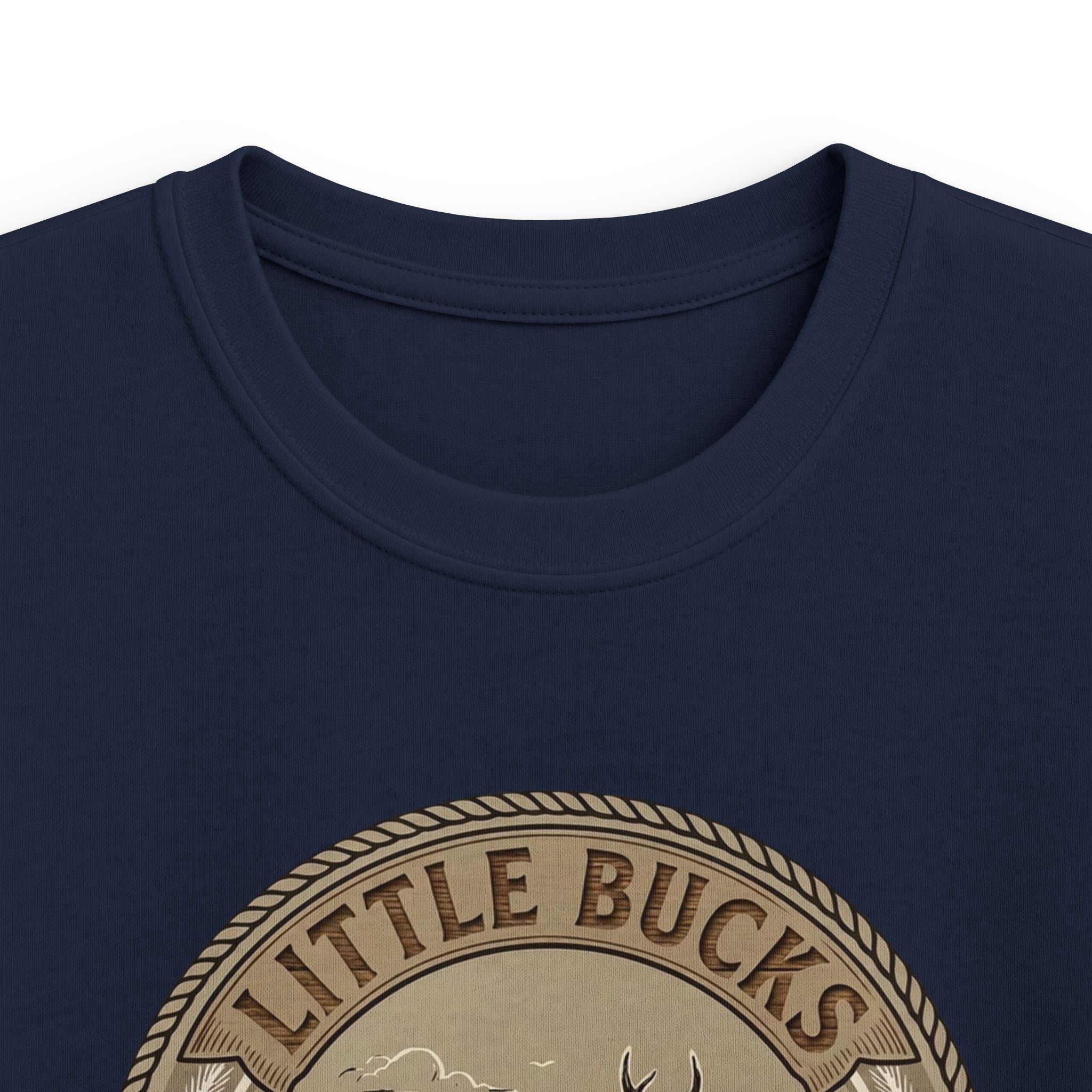 Kids Tee — "Little Bucks Hunting Co." Vintage Deer Graphic
