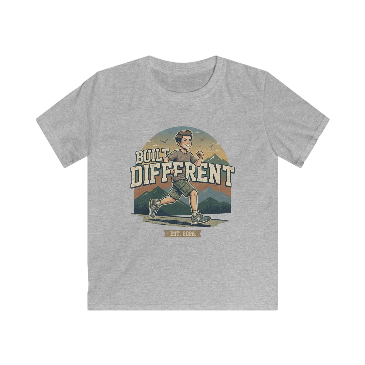 Kids Softstyle Tee - Build Different T-Shirt