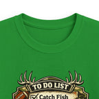 Kids Fishing & Outdoors To-Do List T-Shirt