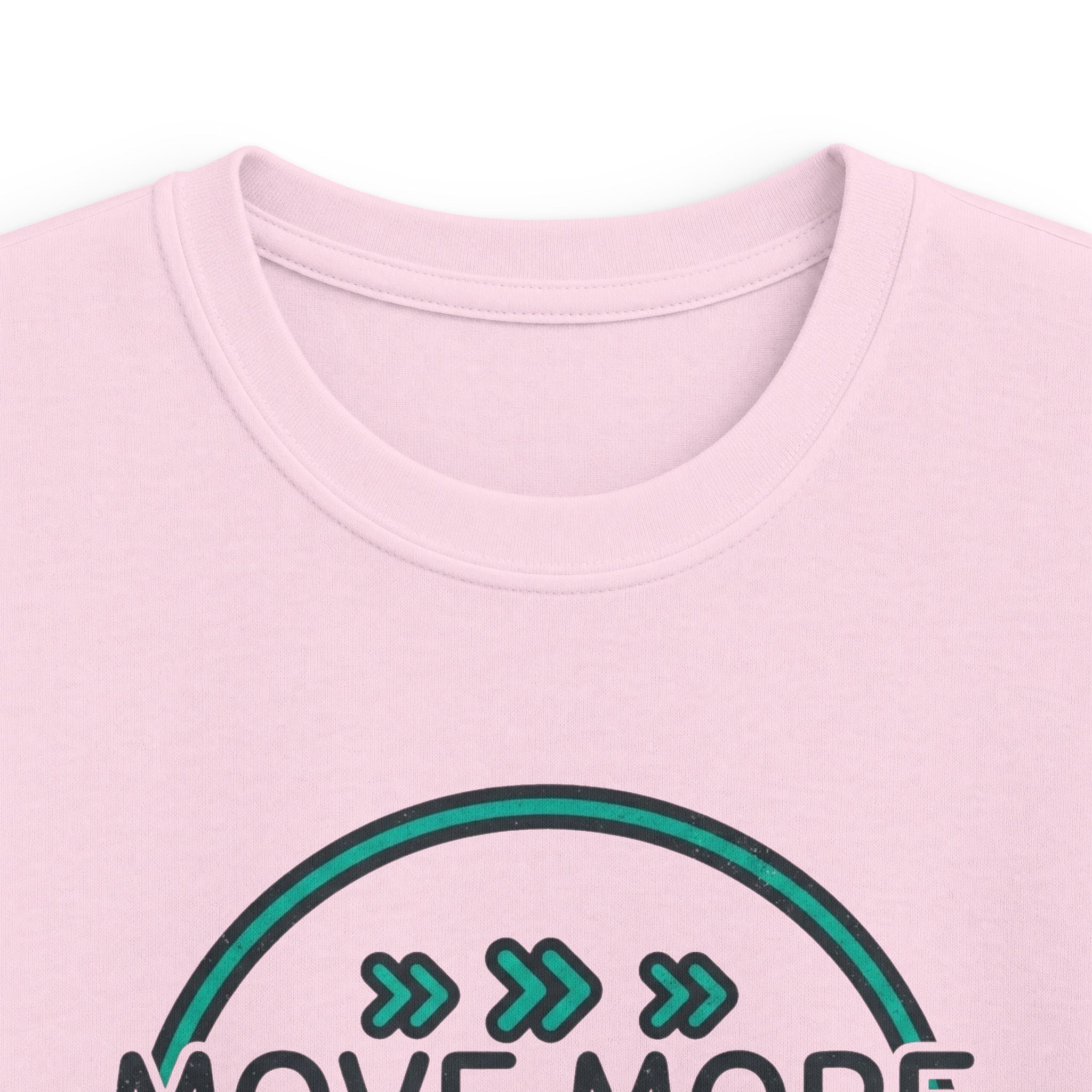 Kids Tee — “Move More. Smile More.” Inspirational Activewear