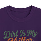 Kids Tee - "Dirt Is My Glitter" Youth Cross Country Running Shirt