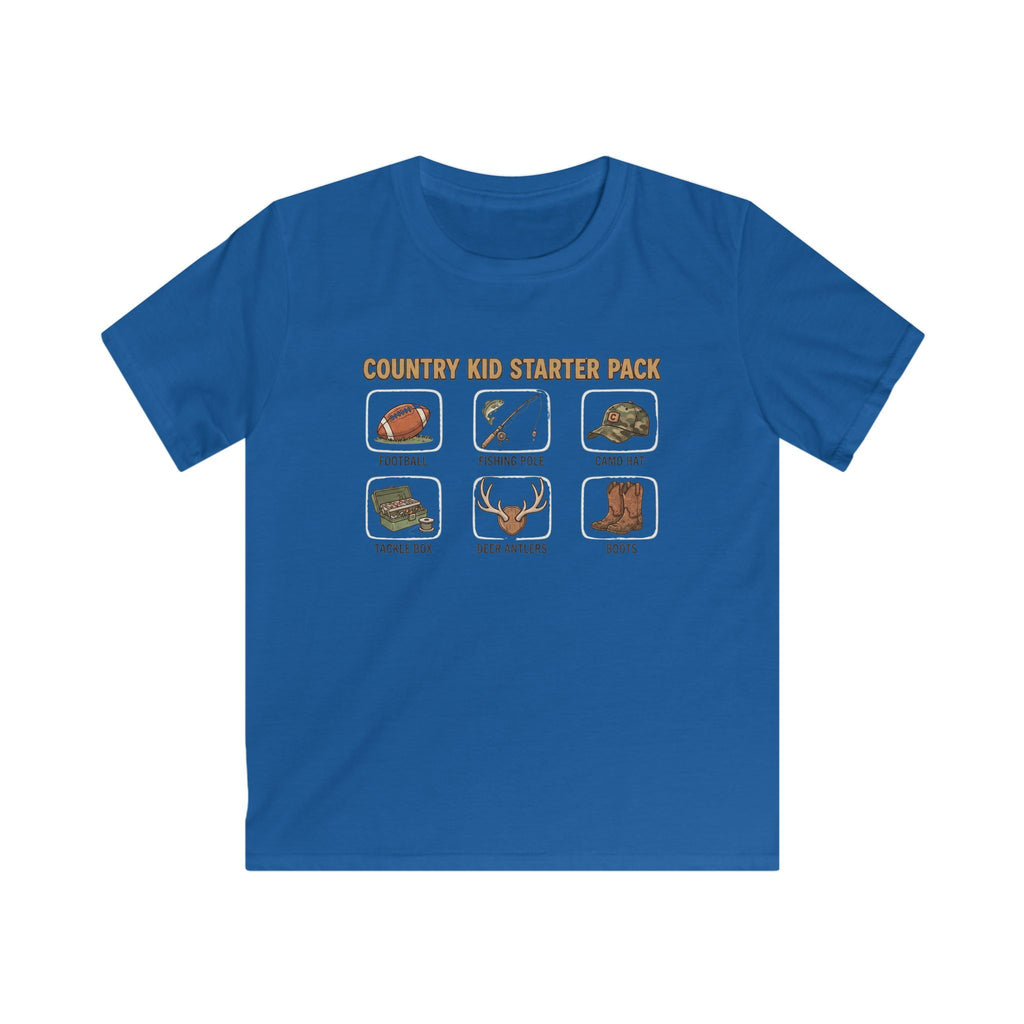 Kids Tee — "Country Kid Starter Pack" Graphic T-Shirt
