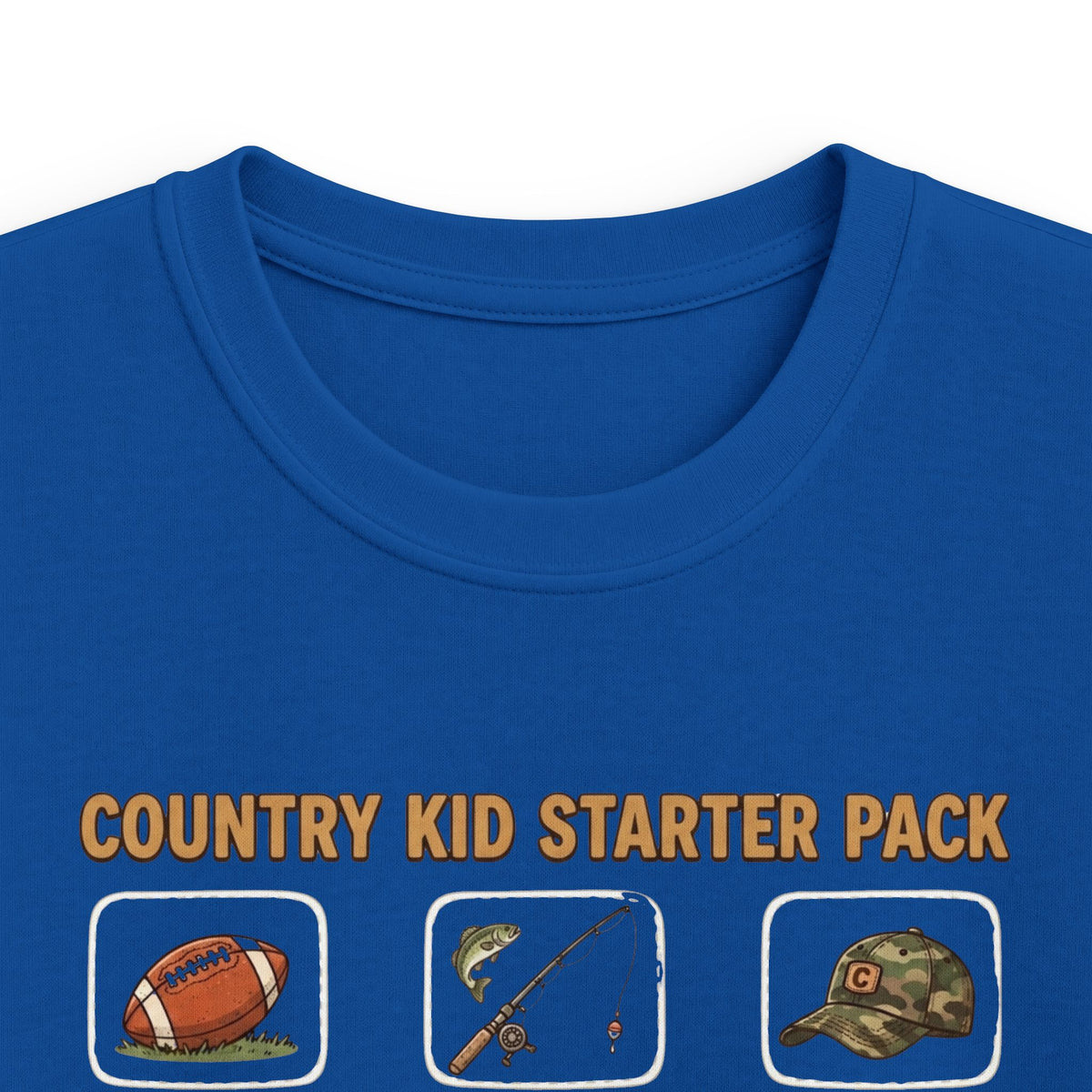 Kids Tee — "Country Kid Starter Pack" Graphic T-Shirt