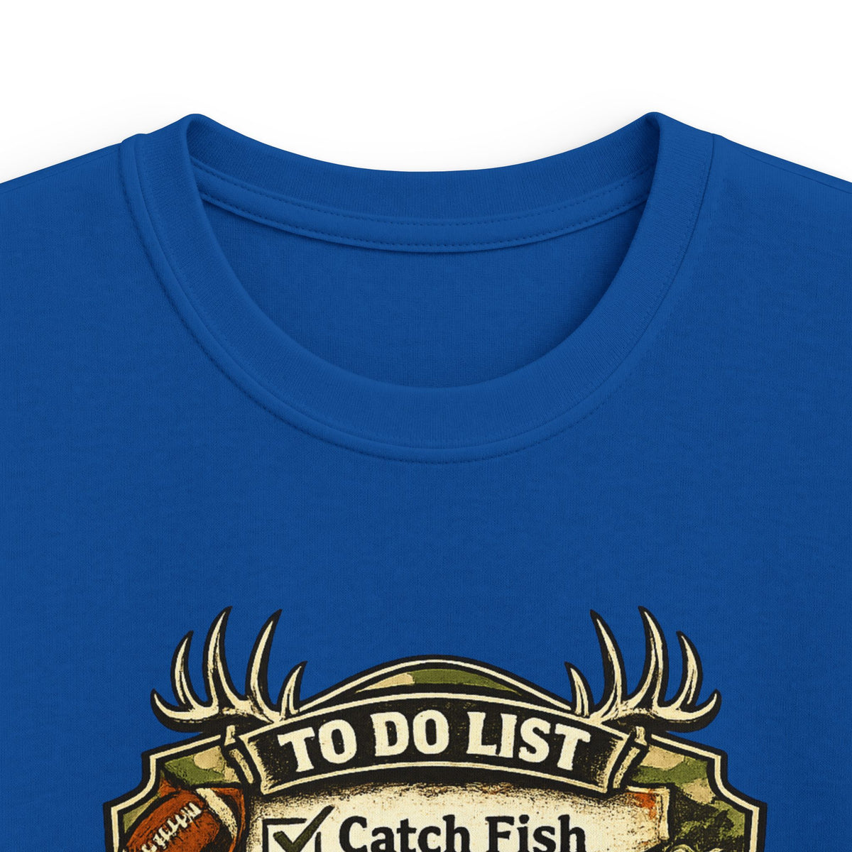 Kids Fishing & Outdoors To-Do List T-Shirt