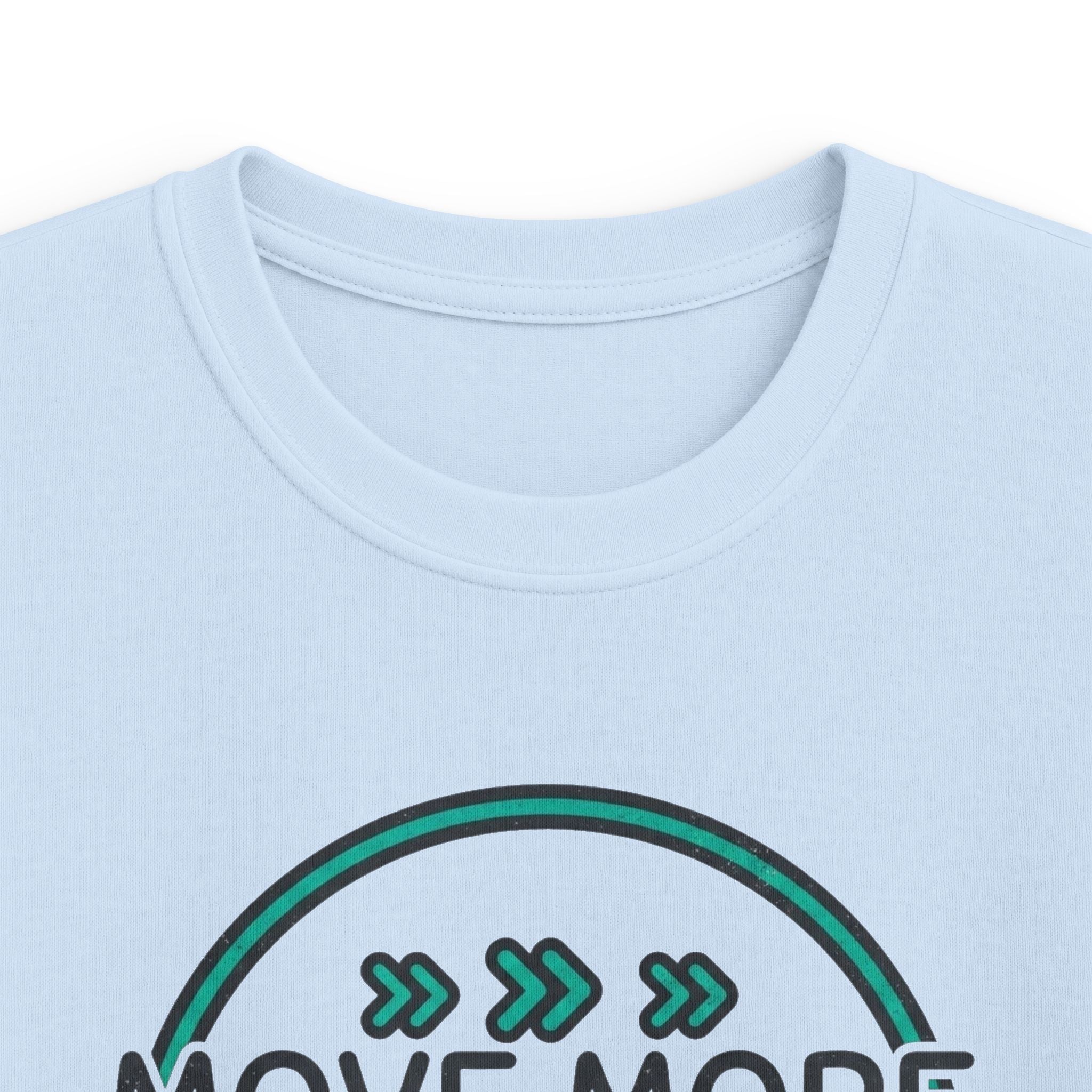 Kids Tee — “Move More. Smile More.” Inspirational Activewear