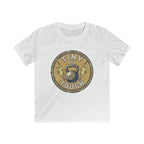 Tiny But Tough Kids Tee — Kettlebell Retro Fitness Shirt