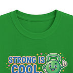 Kids Tee - "Strong Is Cool" Kettlebell Fitness Shirt for Boys & Girls