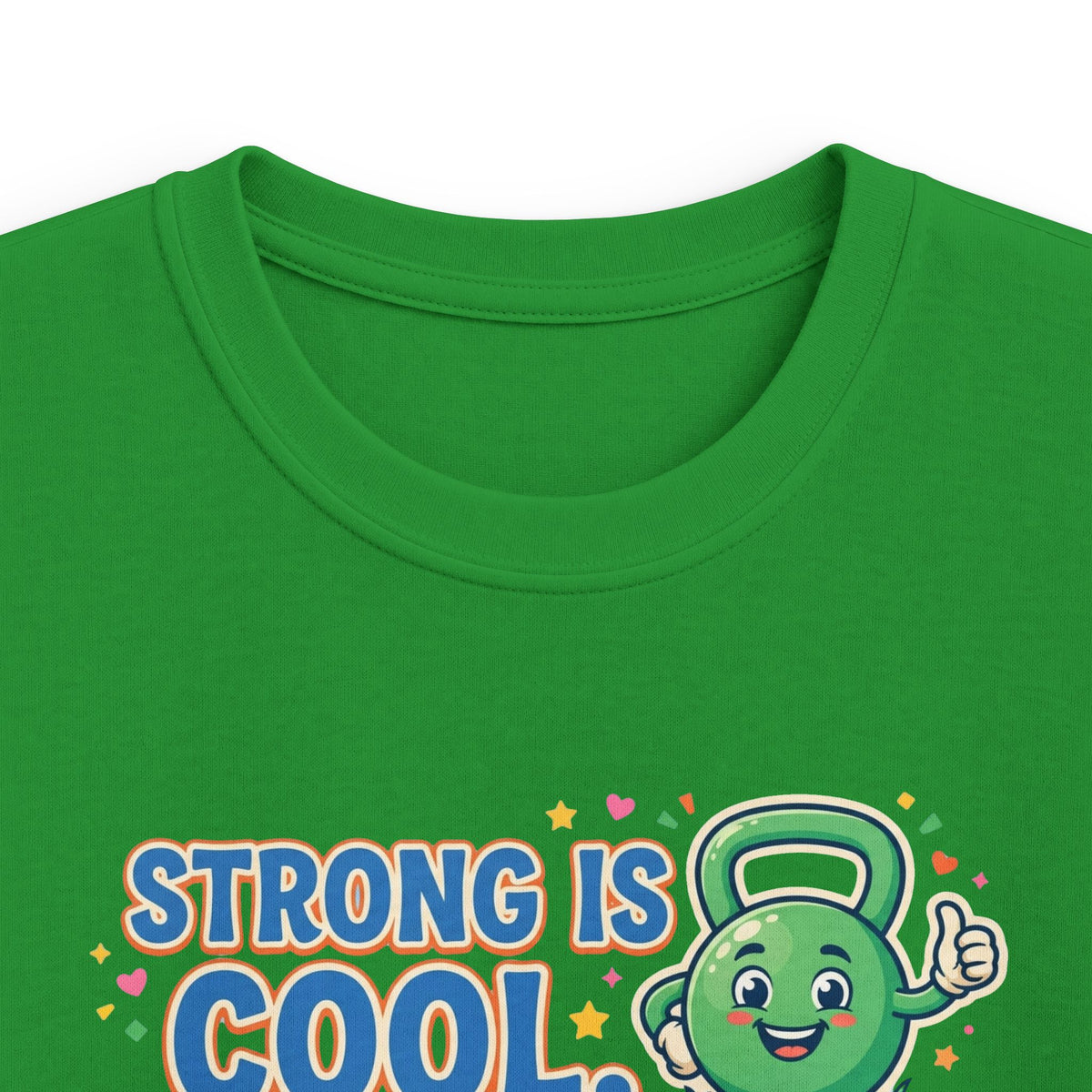 Kids Tee - "Strong Is Cool" Kettlebell Fitness Shirt for Boys & Girls