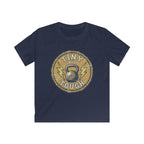 Tiny But Tough Kids Tee — Kettlebell Retro Fitness Shirt