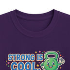 Kids Tee - "Strong Is Cool" Kettlebell Fitness Shirt for Boys & Girls