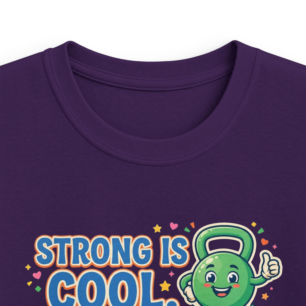 Kids Tee - "Strong Is Cool" Kettlebell Fitness Shirt for Boys & Girls
