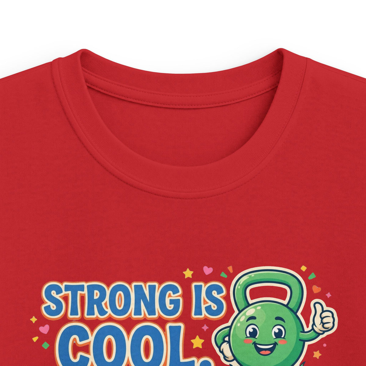 Kids Tee - "Strong Is Cool" Kettlebell Fitness Shirt for Boys & Girls