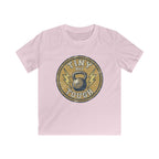 Tiny But Tough Kids Tee — Kettlebell Retro Fitness Shirt