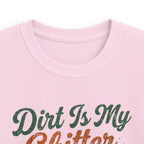Kids Tee - "Dirt Is My Glitter" Youth Cross Country Running Shirt