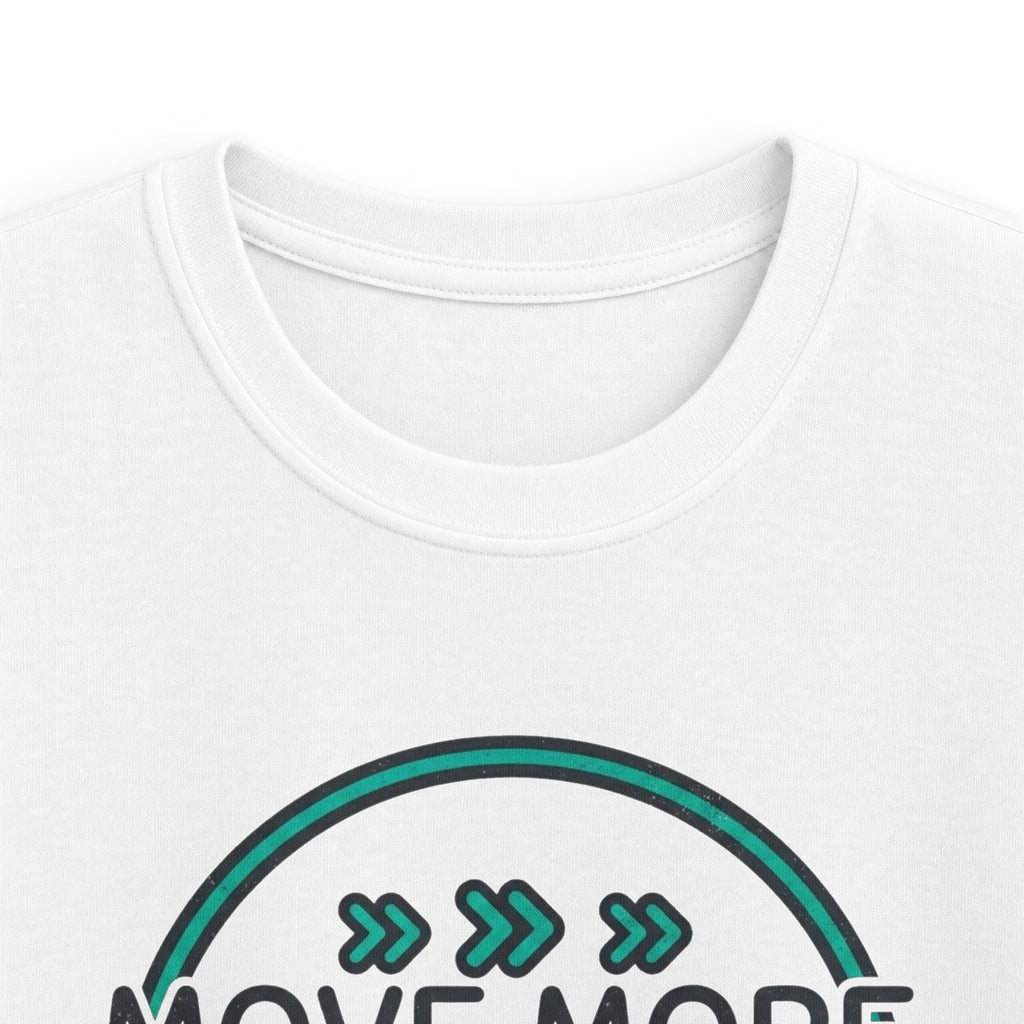 Kids Tee — “Move More. Smile More.” Inspirational Activewear