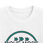 Kids Tee — “Move More. Smile More.” Inspirational Activewear