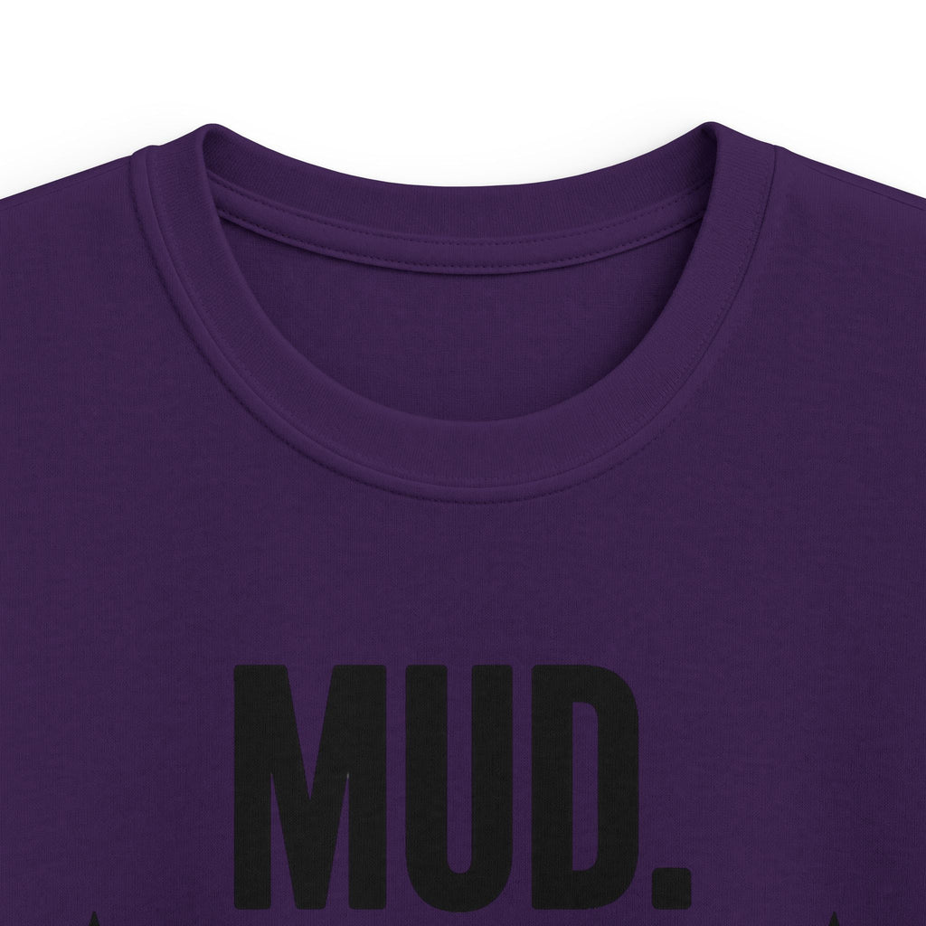 Kids Tee — "Mud. Sweat. Medals." Running Club Youth Shirt