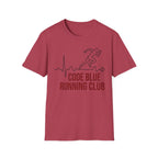 Code Blue Running Club T-Shirt — Medical Runner Heartbeat Tee