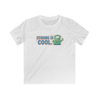 Kids Tee - "Strong Is Cool" Kettlebell Fitness Shirt for Boys & Girls