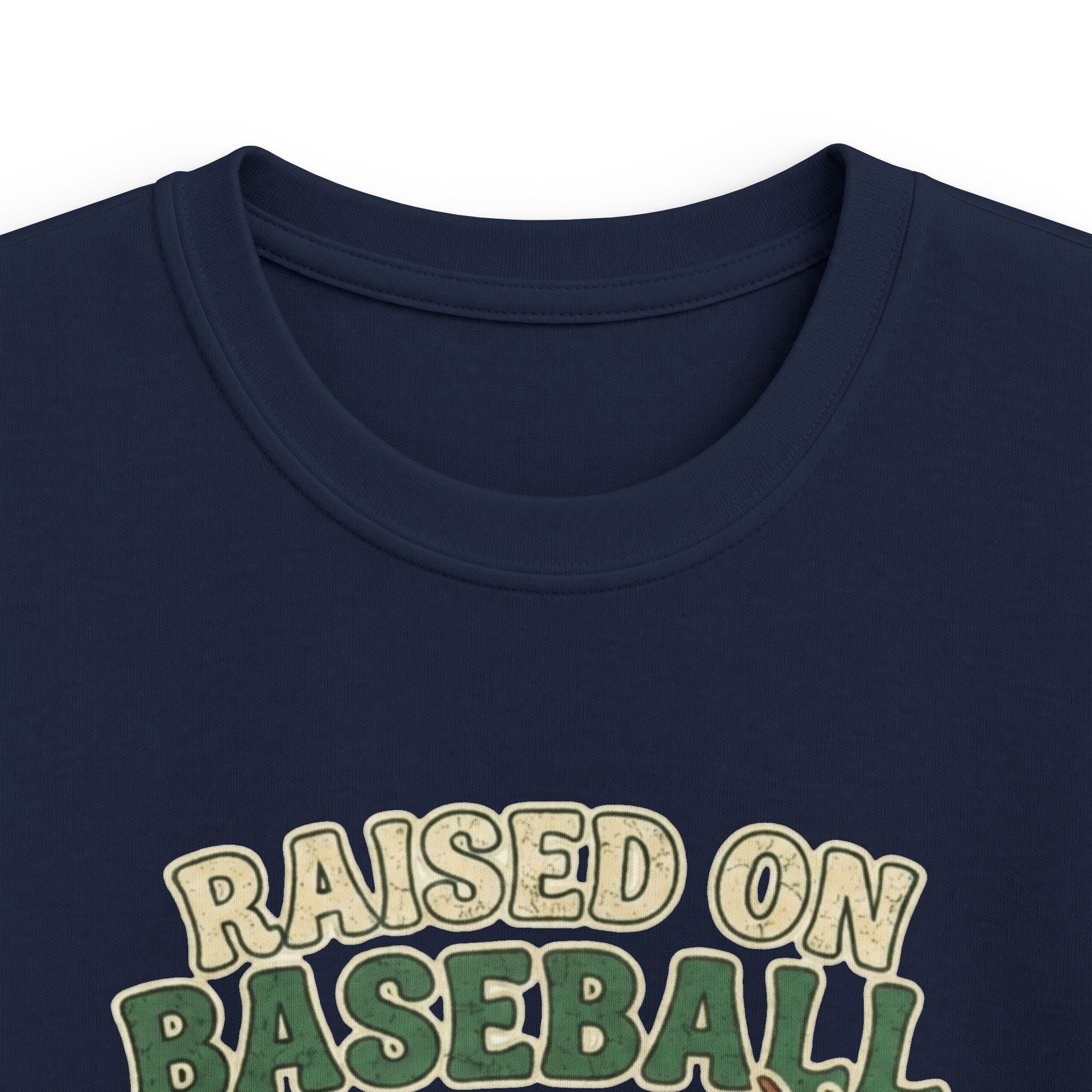 Kids Baseball, Bucks & Bass Tee — 'Raised on Baseball' Youth Shirt