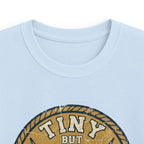 Tiny But Tough Kids Tee — Kettlebell Retro Fitness Shirt